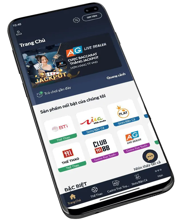 Hình ảnh đa dạng các trò chơi nổ hũ, casino và cá cược thể thao