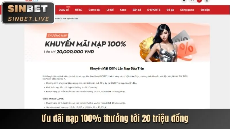 Ưu đãi nạp tiền hàng ngày hàng tuần